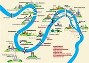 Маршруты теплоходов в Москве